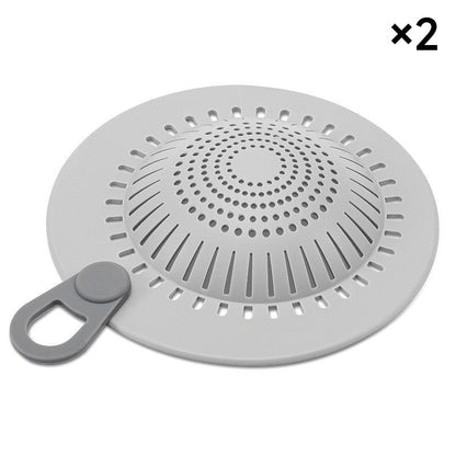 Silicone Floor Drain Cover Hair Catcher for Bathroom & Kitchen