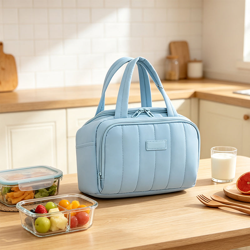 📢📢50% OFF !! ⏰Quilted Insulated Water Resistant Lunch Bag