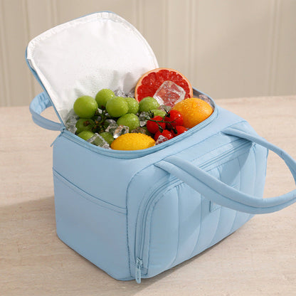 📢📢50% OFF !! ⏰Quilted Insulated Water Resistant Lunch Bag