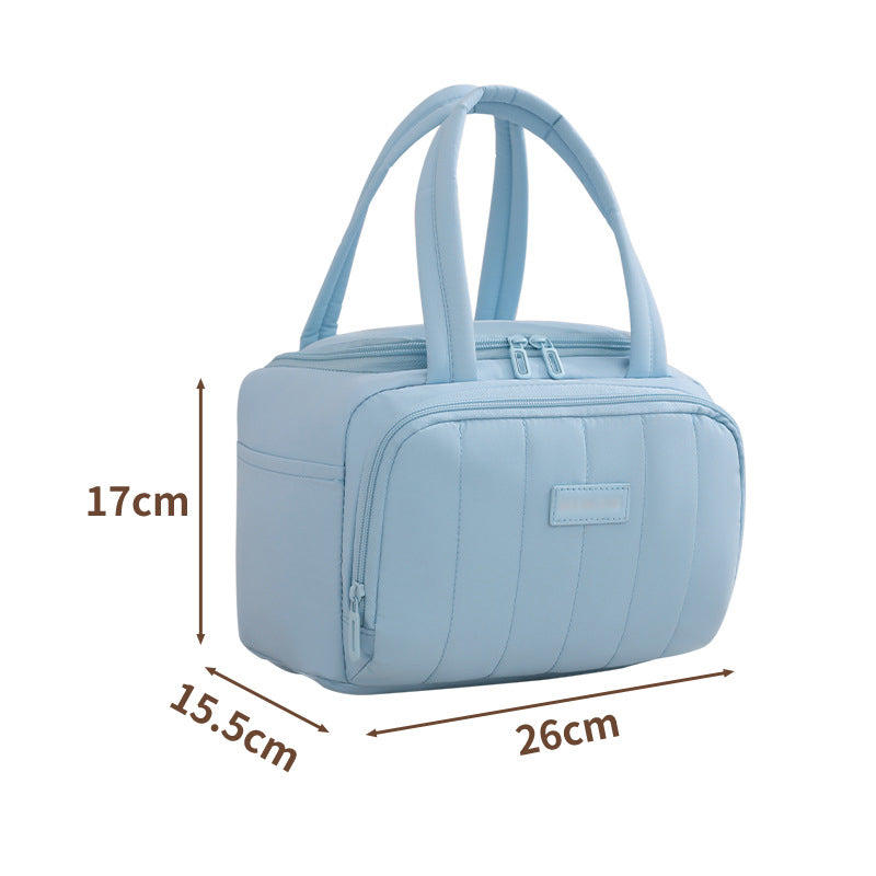 📢📢50% OFF !! ⏰Quilted Insulated Water Resistant Lunch Bag