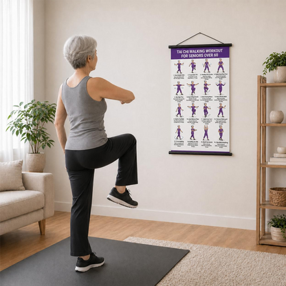 🏆Flash Sale⚡50K+ SOLD! Almost Gone-💥⏰Tai Chi Workout Poster for Seniors