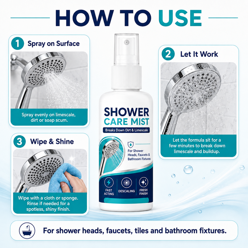 Fast-Acting Shower Limescale Remover Spray