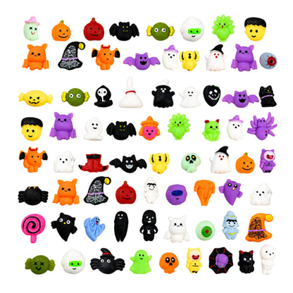 🎃 Assorted Halloween Mini Squishy Toys for Party Favor Bags
