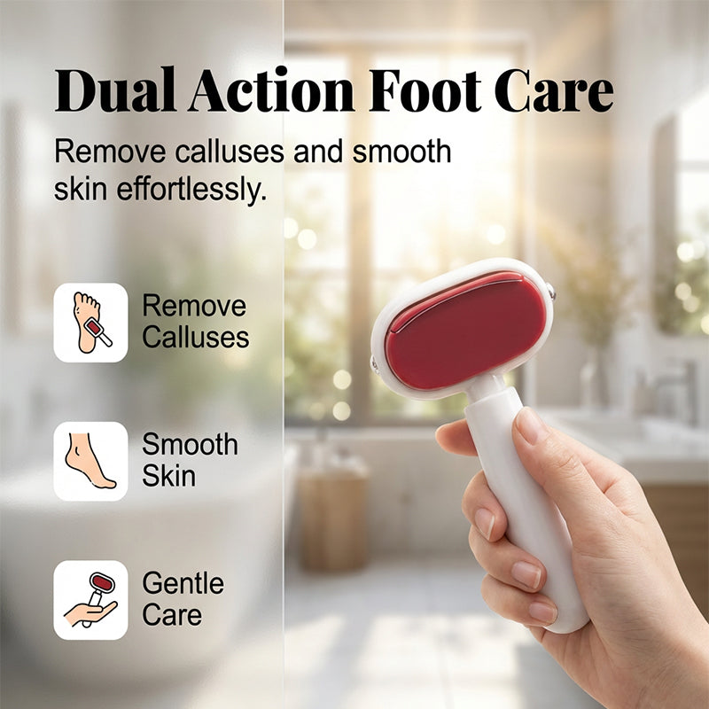 📢📢47% OFF !! ⏰Double-Sided Foot Scraper for Callus Removal