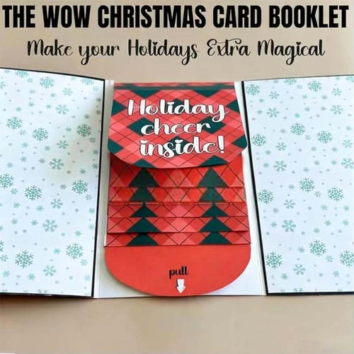 🎄Christmas Pre Sale￡6.99!!☃️Creative Christmas Waterfall Gift Card Booklet