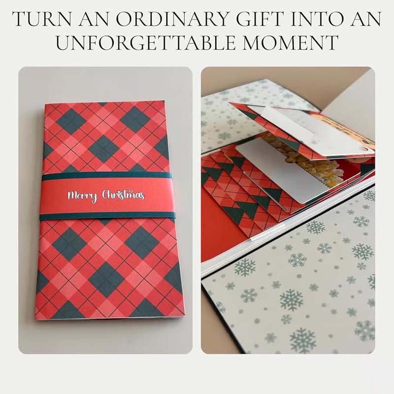 🎄Christmas Pre Sale￡6.99!!☃️Creative Christmas Waterfall Gift Card Booklet