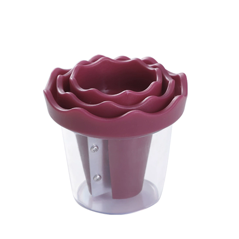 Manual Vegetable Spiralizer and Curler for Rose Flower Carving