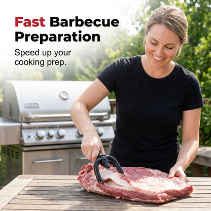 🥳2026 HOT SALE🥳💞50K+ SOLD! 🥩🔪 50% OFF! Handheld Fat Trimmer for Beef & Pork – U-shaped curved holder targets surface fat without wasting lean meat. Stainless steel blade, ergonomic grip – prep like a pro! 🧑‍🍳✨