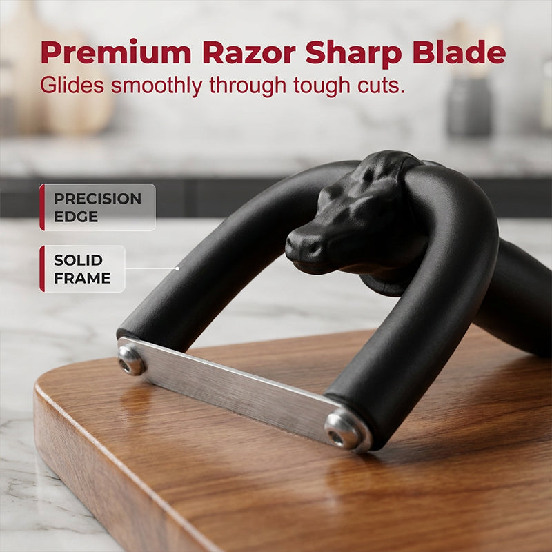 🥳2026 HOT SALE🥳💞50K+ SOLD! 🥩🔪 50% OFF! Handheld Fat Trimmer for Beef & Pork – U-shaped curved holder targets surface fat without wasting lean meat. Stainless steel blade, ergonomic grip – prep like a pro! 🧑‍🍳✨