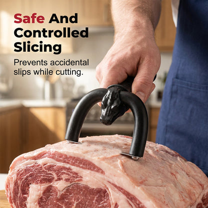 🥳2026 HOT SALE🥳💞50K+ SOLD! 🥩🔪 50% OFF! Handheld Fat Trimmer for Beef & Pork – U-shaped curved holder targets surface fat without wasting lean meat. Stainless steel blade, ergonomic grip – prep like a pro! 🧑‍🍳✨